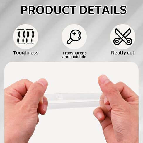 10 Pairs Skin-Friendly Silicone High Heel Shoe Straps – Transparent Elastic Ankle Anti-Loose Straps for Women's High Heels, Invisible Shoe Laces Belts to Prevent Slipping in Saudi Arabia