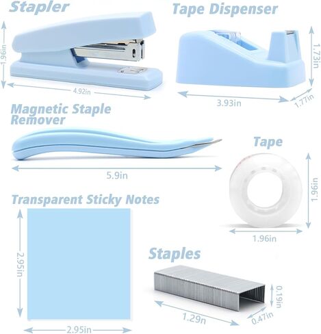 ملحقات مكتب الأرجواني ، مجموعة حامل القلم الدوارة Upiho ، لوازم مكتبية أرجوانية مع دباسة الأرجواني ومجموعة موزع الأشرطة ، هدايا لكاتب المكاتب ، الطالب in Kuwait