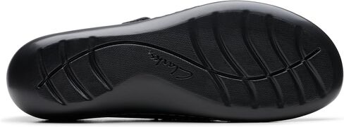 حذاء نسائي من Clarks Ashland Elayne Mary Jane مسطح، جلد أسمر بريطاني، عرض 8.5 in Saudi Arabia