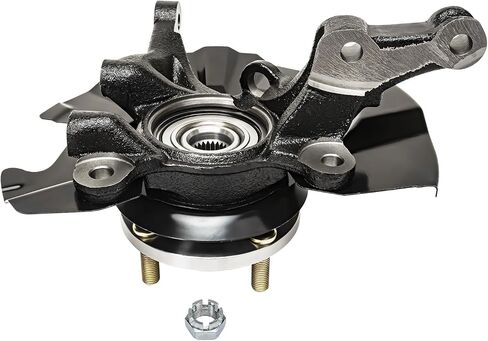 Detroit Axle - Pront 2PC Dekincing Touring Behingles for 06-11 Hyundai Accent ، 2 Touring Bnackles & Wheel Bearing Hubs Assembly 2006 2007 2008 2010 2011 2011 in Kuwait