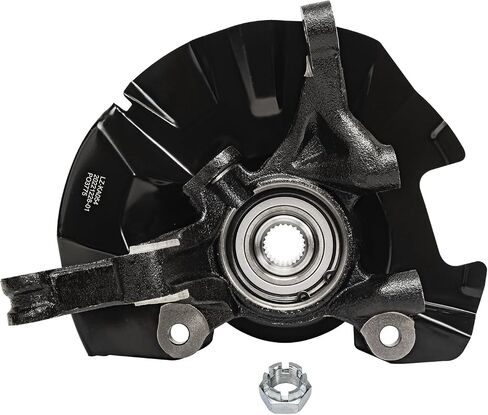 Detroit Axle - Pront 2PC Dekincing Touring Behingles for 06-11 Hyundai Accent ، 2 Touring Bnackles & Wheel Bearing Hubs Assembly 2006 2007 2008 2010 2011 2011 in Kuwait