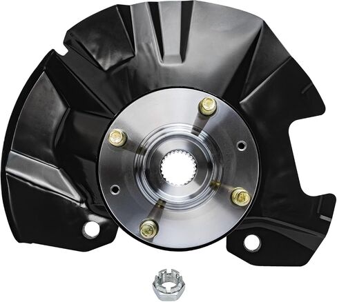 Detroit Axle - Pront 2PC Dekincing Touring Behingles for 06-11 Hyundai Accent ، 2 Touring Bnackles & Wheel Bearing Hubs Assembly 2006 2007 2008 2010 2011 2011 in Kuwait