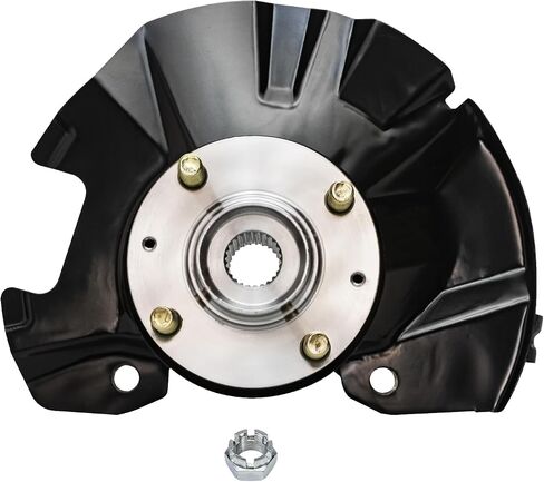 Detroit Axle - Pront 2PC Dekincing Touring Behingles for 06-11 Hyundai Accent ، 2 Touring Bnackles & Wheel Bearing Hubs Assembly 2006 2007 2008 2010 2011 2011 in Kuwait