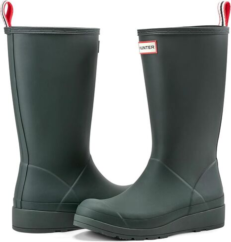 Hunter Footwear Women's Play Tall Rain Boot, Zinc Grey, 9 in Saudi Arabia