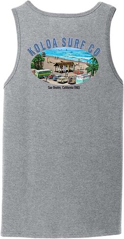 Koloa Surf Mens San Onofre Logo Coto Tank في S-4XL in Saudi Arabia