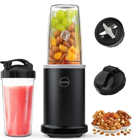 iCucina 1500w Blender for Kitchen with Pre-set Blending Programs, 64oz Heavy Duty Profession-grade Blender for Smoothies, Soups, Dips, Nut Butters, BPA-Free Tritan Jar in Saudi Arabia