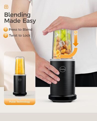 iCucina 1500w Blender for Kitchen with Pre-set Blending Programs, 64oz Heavy Duty Profession-grade Blender for Smoothies, Soups, Dips, Nut Butters, BPA-Free Tritan Jar in Saudi Arabia