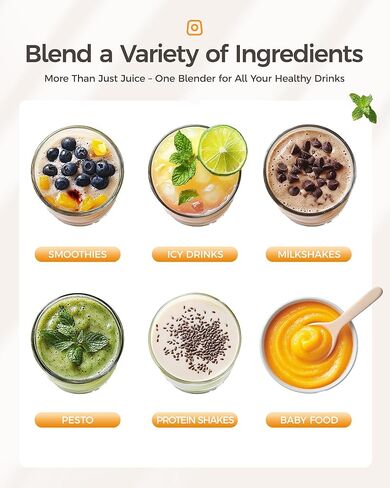iCucina 1500w Blender for Kitchen with Pre-set Blending Programs, 64oz Heavy Duty Profession-grade Blender for Smoothies, Soups, Dips, Nut Butters, BPA-Free Tritan Jar in Saudi Arabia