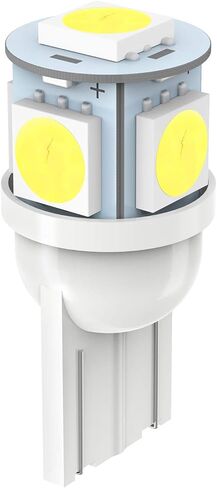 CCIYU 194 LED LED T10 168 5050SMD BULB Super Bright: 6000K White Wedge 2825 Presection Bulb for Interior Dome Map Light Light Light Light Ewive Light ، 20 popack in Kuwait