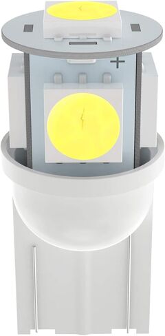 CCIYU 194 LED LED T10 168 5050SMD BULB Super Bright: 6000K White Wedge 2825 Presection Bulb for Interior Dome Map Light Light Light Light Ewive Light ، 20 popack in Kuwait