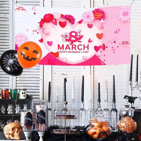 International Women'S Day 2025 Embrace Equity Banner Backdrop 35x70 Inch Background Banner Flags Welcome Decoration For Wedding Party Yard in Kuwait