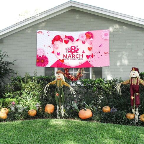 International Women'S Day 2025 Embrace Equity Banner Backdrop 35x70 Inch Background Banner Flags Welcome Decoration For Wedding Party Yard in Kuwait