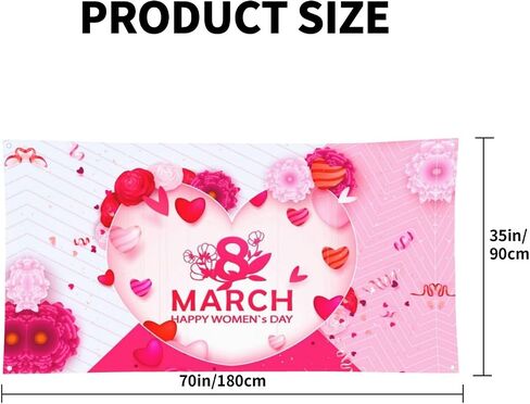 International Women'S Day 2025 Embrace Equity Banner Backdrop 35x70 Inch Background Banner Flags Welcome Decoration For Wedding Party Yard in Kuwait