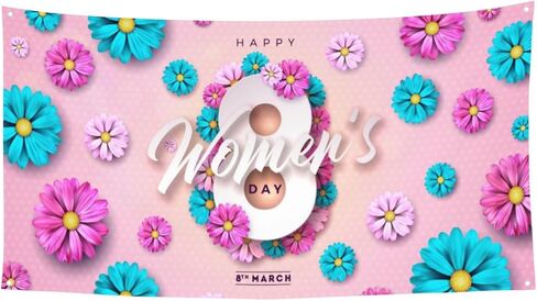 International Women'S Day 2025 Embrace Equity Banner Backdrop 35x70 Inch Background Banner Flags Welcome Decoration For Wedding Party Yard in Kuwait