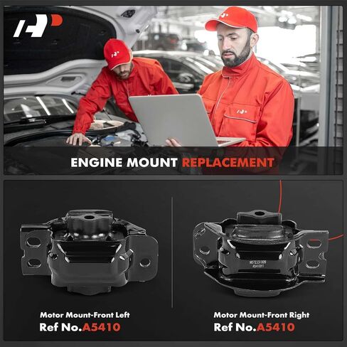 A-Premium 2PCS Front Left and Right Engine Motor Mount Kit Compatible with Dodge Ram 2500 2003-2008, Ram 3500 2003-2007, 5.7L 5.9L 8.0L, Replace# 52021712AA, 52021713AA in Saudi Arabia