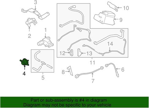 Subaru Legacy Outback Wrx Forester STI Semission Vapor Canister Purge Valve Turbo 42084fe010 Genuine OEM in Saudi Arabia