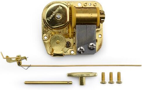 18-Note Mechanical Movement Music Box Gift Music Box Mechanism Musicbox Machine for Collectors and Keepsake Gifts - 2" L x 1.75" W x .75" H (Too Ra Loo Ra (Irish Lullaby)) in Saudi Arabia