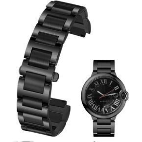Stainless Steel Lug End Watchband For Cartier W6920046 Ballon Bleu Series Women Men Straps Bracelet in Kuwait