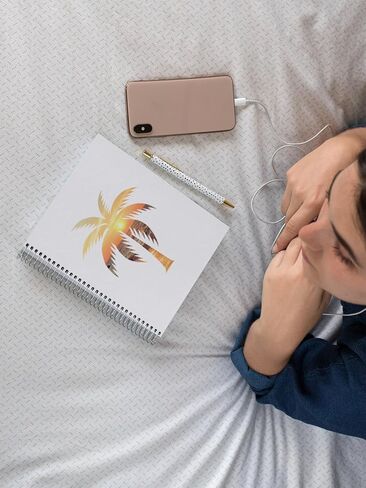 Palm Tree Stickers (3 Pack) - Waterproof, UV Resistant, Strong Adhesive Beach Stickers - Both Indoor Outdoor Use for Car, Truck, Laptop, Water Bottle, Tumbler, Notebook in Saudi Arabia