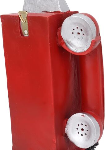 Decorative Phone Model Fashionable Classic Vintage Exquisite Telephone Model Decoration for Bar Red Professional Accessories for Use (Red) in Saudi Arabia