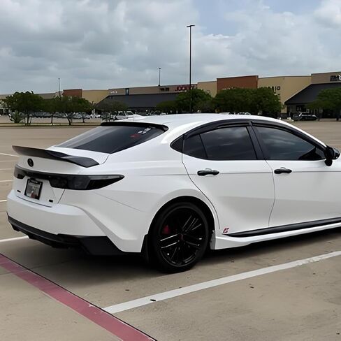 ABS SPOVELER TRUNK SPOILER ABS مناسبة لتويوتا كامري 2025 2026 R Style LE/SE/XLE/XSE/HYBRID DUCKBILL HIGH RIP in Saudi Arabia