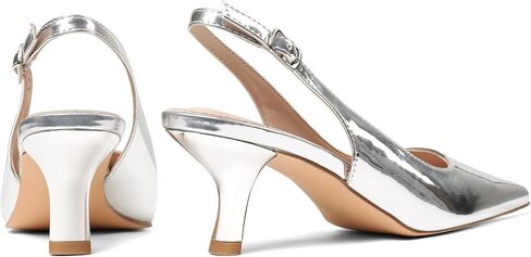VIMISAOI Women's Slingback Kitten Heels Closed Pointed Toe Low Kitten Heel for Women Pumps with Buckle Wedding Party Dress Pumps Shoes in Kuwait