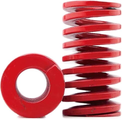 Mdingbao-Extension Springs Red Heated Bed Springs Outer Diameter 10mm, Inner Diameter 5mm, Length 20-100mm Compression Spring, 4PCS, Good Stretching Ability(65mm) in Saudi Arabia