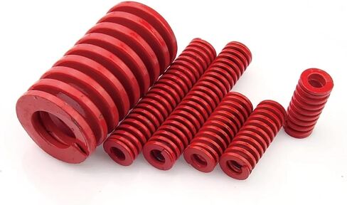 Mdingbao-Extension Springs Red Heated Bed Springs Outer Diameter 10mm, Inner Diameter 5mm, Length 20-100mm Compression Spring, 4PCS, Good Stretching Ability(65mm) in Saudi Arabia