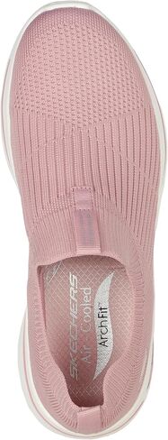 حذاء رياضي نسائي من Skechers Go Walk Arch Fit Iconic، وردي فاتح، 7.5 in Saudi Arabia