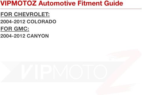 VIPMOTOZ Black Pozel لوحة ترخيص Light Leat Pumper Tag Lamp Assembly بديل لعام 2004-2012 تشيفي كولورادو GMC Canyon Pickup ، مجموعة من قطعتين in Saudi Arabia
