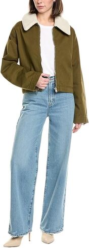 STAUD + WRANGLER'S SERGEANT GREEN MINIMALIST JACKET in Saudi Arabia