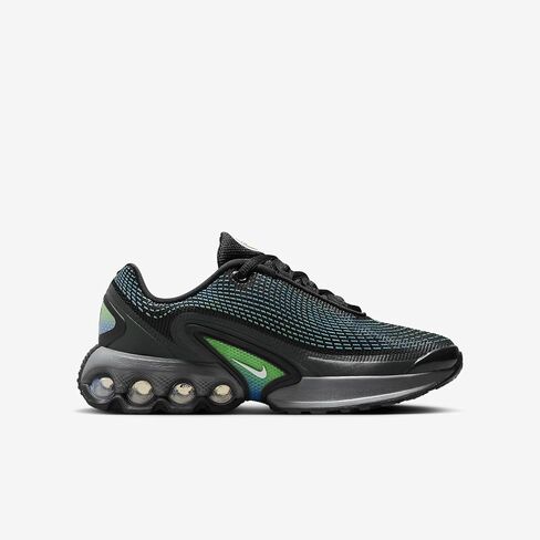 Nike Air Max Dn Big Kids' Shoes (FB8987-010, Black/Hyper Cobalt/Rage) Size 7 in Saudi Arabia