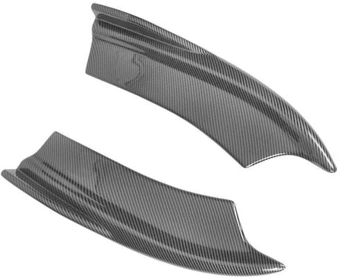 Rear Bumper Lip Side Apron Spat Valance Compatible with Dodge Charger 2015-2021 SRT Not Widebody V2 Style 1 Pair (Carbon Fiber Style) in Saudi Arabia