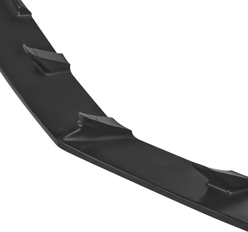 متوافق مع/استبدال الشفاه الأمامية ، STL Style PU Front Lip Spoilder Black ، Fits 2010 2011 2012 2013 Chevorlet Camaro V6 LT LS 1LT فقط in Saudi Arabia