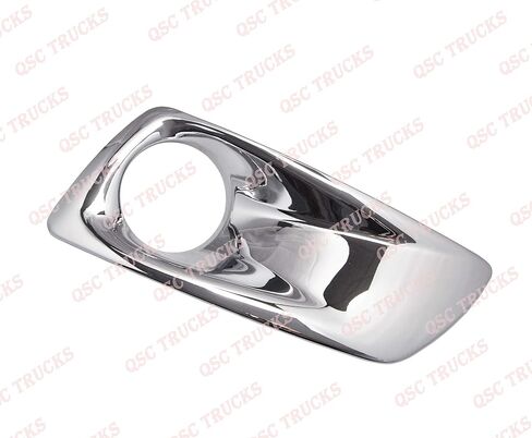QSC Truck Parts Bumper Auxiliary Light Chrome Bezel Pair Lefft & Right for Kenworth T660 in Saudi Arabia