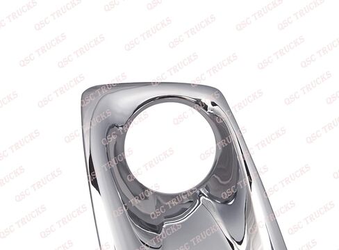 QSC Truck Parts Bumper Auxiliary Light Chrome Bezel Pair Lefft & Right for Kenworth T660 in Saudi Arabia