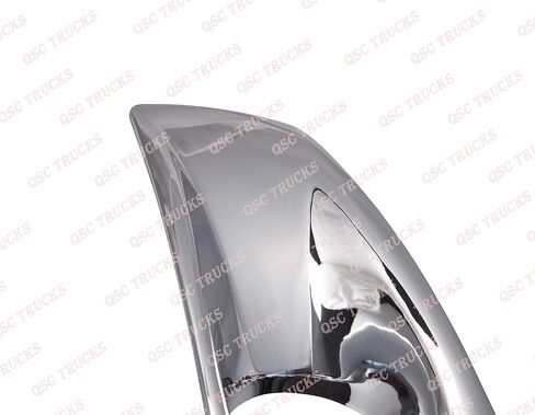 QSC Truck Parts Bumper Auxiliary Light Chrome Bezel Pair Lefft & Right for Kenworth T660 in Saudi Arabia