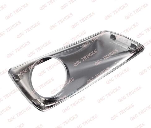 QSC Truck Parts Bumper Auxiliary Light Chrome Bezel Pair Lefft & Right for Kenworth T660 in Saudi Arabia