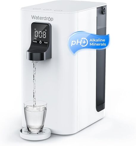 Waterdrop K19-SFK Reverse Osmosis Water Filter Countertop, 5 Stage with Alkaline Minerals, Countertop Reverse Osmosis System, 3:1 Pure to Drain, Reduce PFAS, No Installation Required, BPA Free in Kuwait