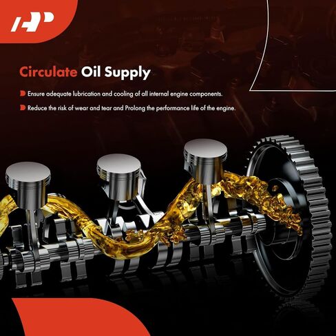 A-Premium Engine Oil Pump for 2.7L - Compatible with Toyota Tacoma 2016 2017 2018 in Saudi Arabia