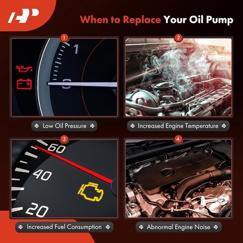 A-Premium Engine Oil Pump for 2.7L - Compatible with Toyota Tacoma 2016 2017 2018 in Saudi Arabia