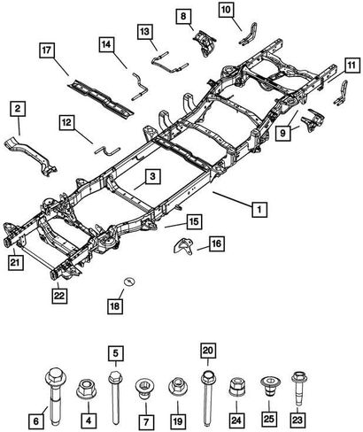 Mopar 68138738AA BRACKET DAMPER in Saudi Arabia