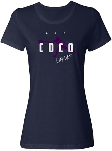 USA Star Tennis Player Tribute - Air Coco Ladies' Crewneck T-Shirt in Saudi Arabia