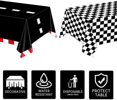 Oigco 3 Pack Dinosaur Tablecloth Dinosaur Birthday Decorations, Dinosaur Birthday Table Cover for Kids Boy Dinosaur Party Decorations, 54 X 108 Inch in Saudi Arabia