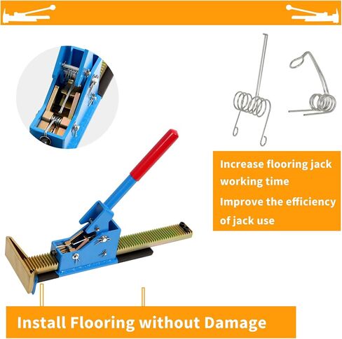 Flooring Jack Board Installation Tools - Professional Hardwood Power Flooring Jack Positioning Hand Tool for Installing in Saudi Arabia
