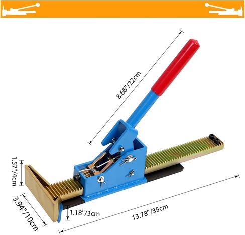 Flooring Jack Board Installation Tools - Professional Hardwood Power Flooring Jack Positioning Hand Tool for Installing in Saudi Arabia