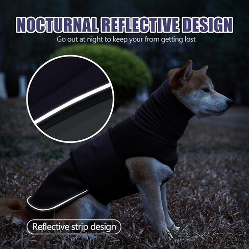 Dog Calming Hoodie Vest, Breathable Anxiety Jacket with Head Cover for Anxiety Relief and Ear Protection, Adjustable Harness with Soft Hoodie for Dogs (Green, Large) in Kuwait