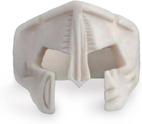 Hand-Carved Antler Horn Rings - Kraken, Octopus, Skull, Ram, Biker, Vegvisir, Sparta and Compass/Handcrafted Norse Viking, Pirate, Spartan Warrior Mask Ring for Men/Authentic Mens Jewelry in Saudi Arabia