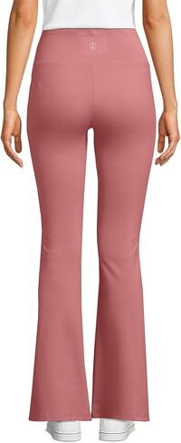 Lands' End Women's Active Hi Impact High Rise Slim Flare Pants in Saudi Arabia