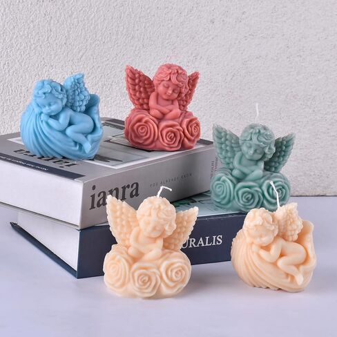 2Pack Loving Portrait Silicone Candle Molds,Embracing Couple Portrait Mold for Candle Craft Making Gift Decoration,Epoxy Resin Wax Mold Silicone Candle Mold in Kuwait